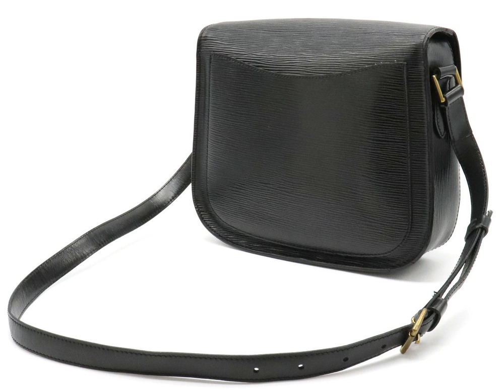 Louis Vuitton Leather Crossbody Shoulder Epi Cloud Noir Bag Black Saint Black
